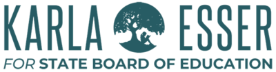 Karla Esser For Colorado State Board of Education, District 7 Logo
